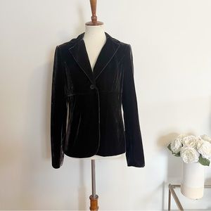 Vince velvet blazer brown size 10